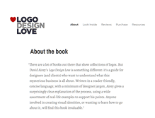 Tablet Screenshot of logodesignlovebook.com